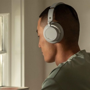 微软（Microsoft） Surface Headphones 2蓝牙无线降噪耳机触摸控制语音助手 微软耳机 Headphones 二代 典雅黑 标配